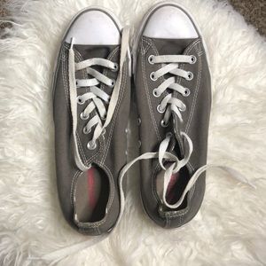 Gray Converse (Polka Dot )
